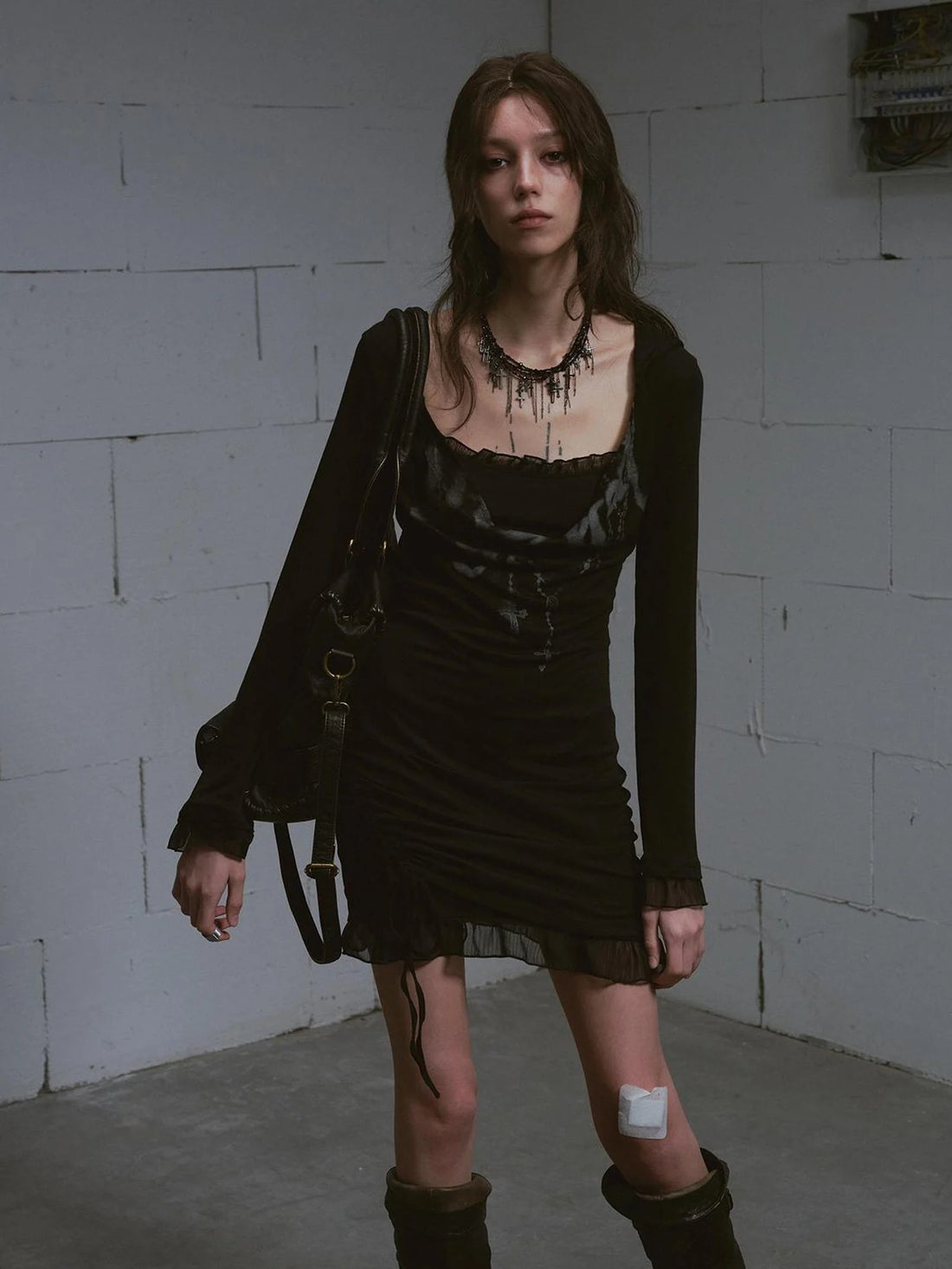 Cest Nous Lost Road Swing Hoodie Dress