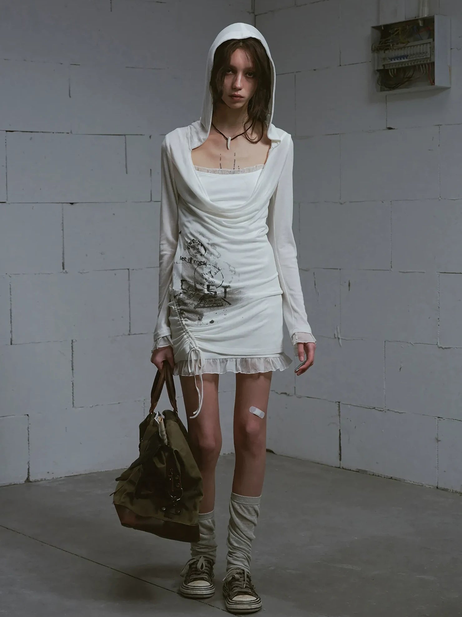 Cest Nous Lost Road Swing Hoodie Dress