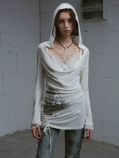 Cest Nous Lost Road Swing Hoodie Dress