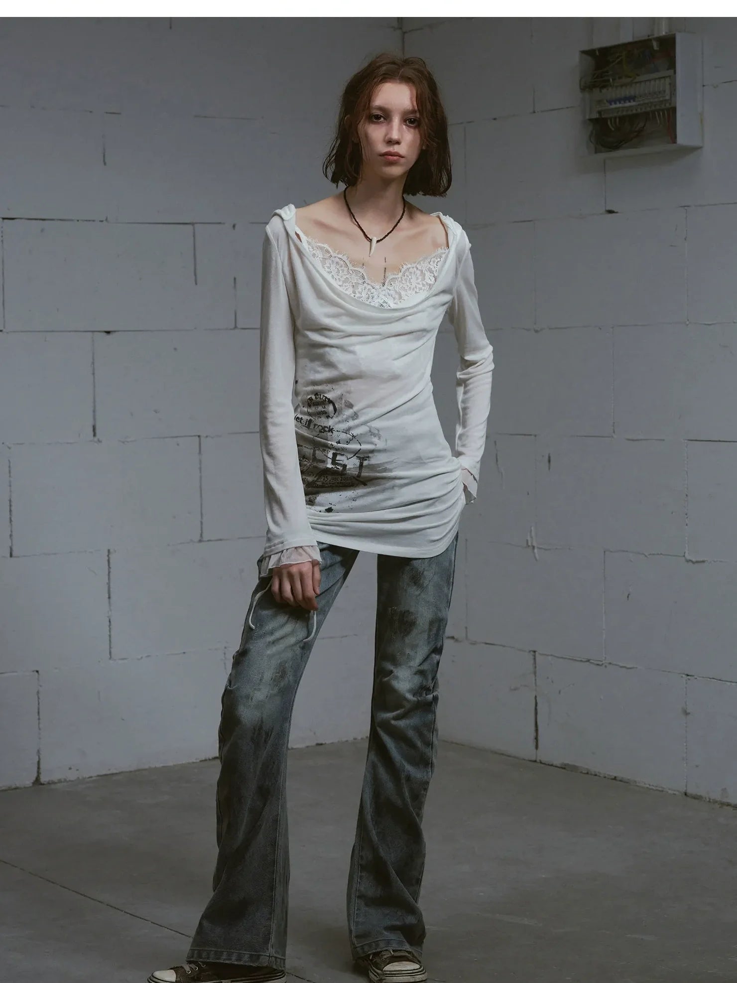 Cest Nous Lost Road Swing Hoodie Dress