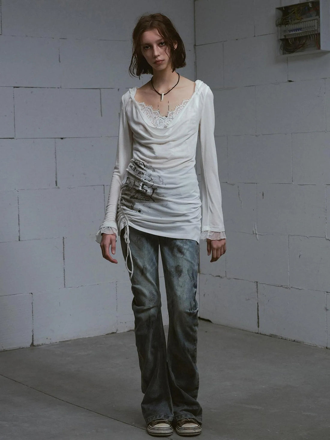 Cest Nous Lost Road Swing Hoodie Dress