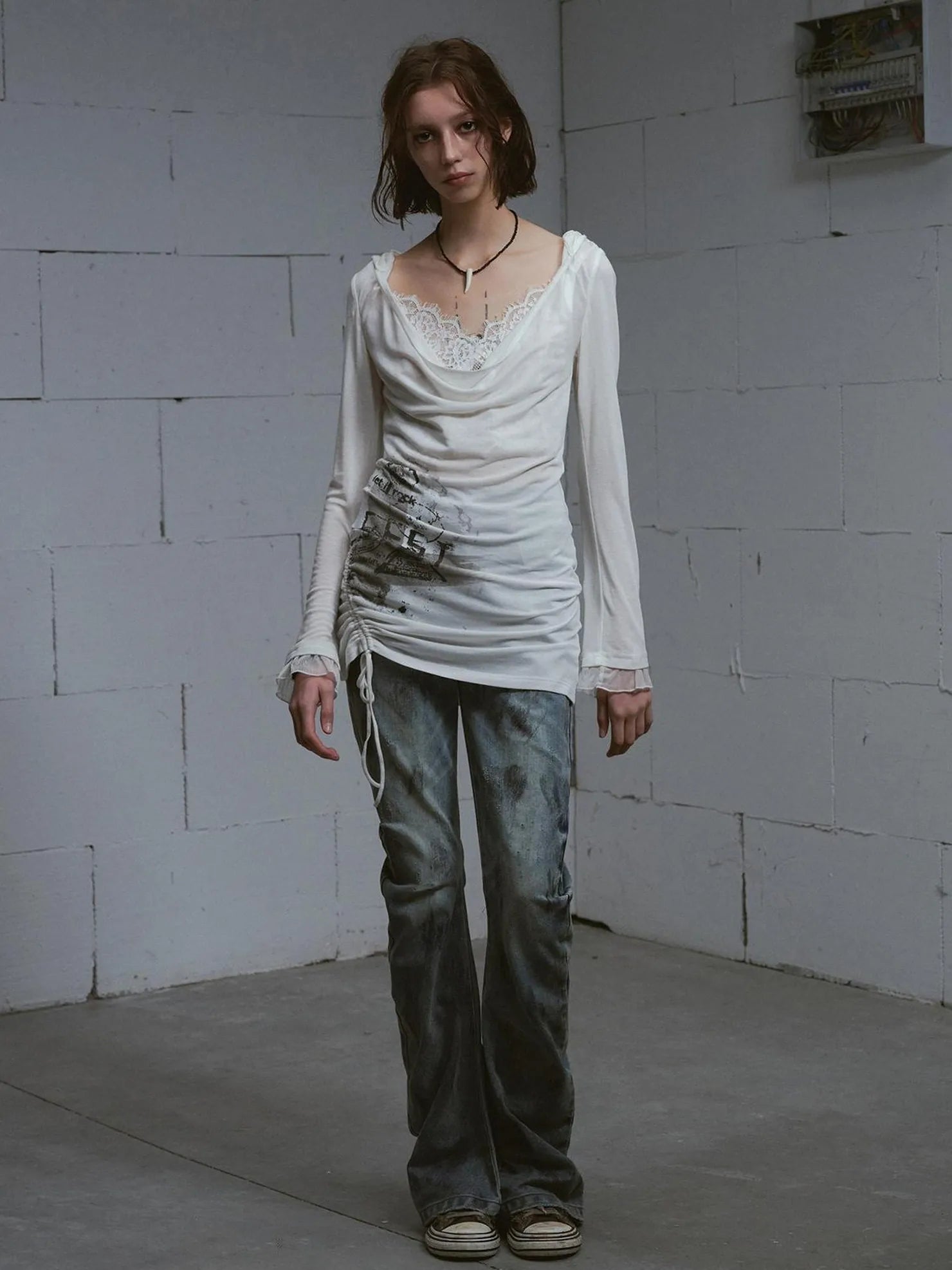 Cest Nous Lost Road Swing Hoodie Dress