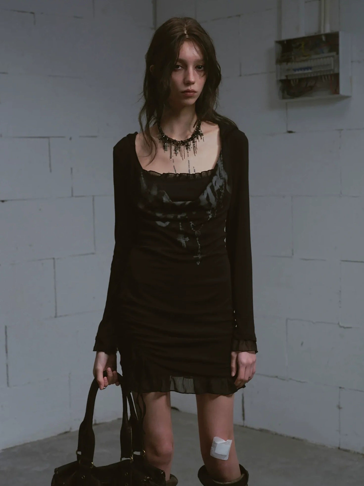 Cest Nous Lost Road Swing Hoodie Dress