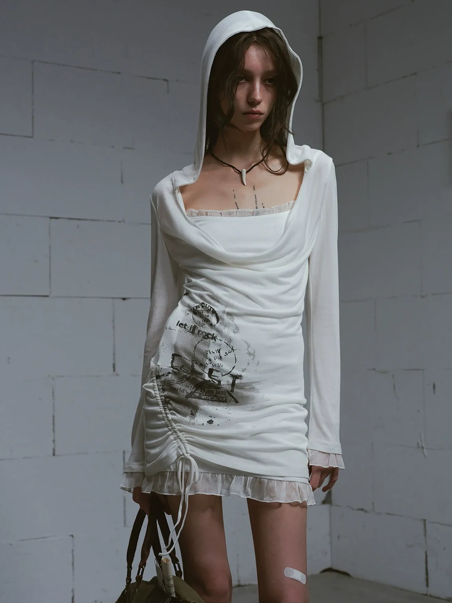 Cest Nous Lost Road Swing Hoodie Dress