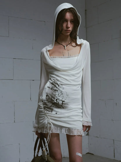 Cest Nous Lost Road Swing Hoodie Dress