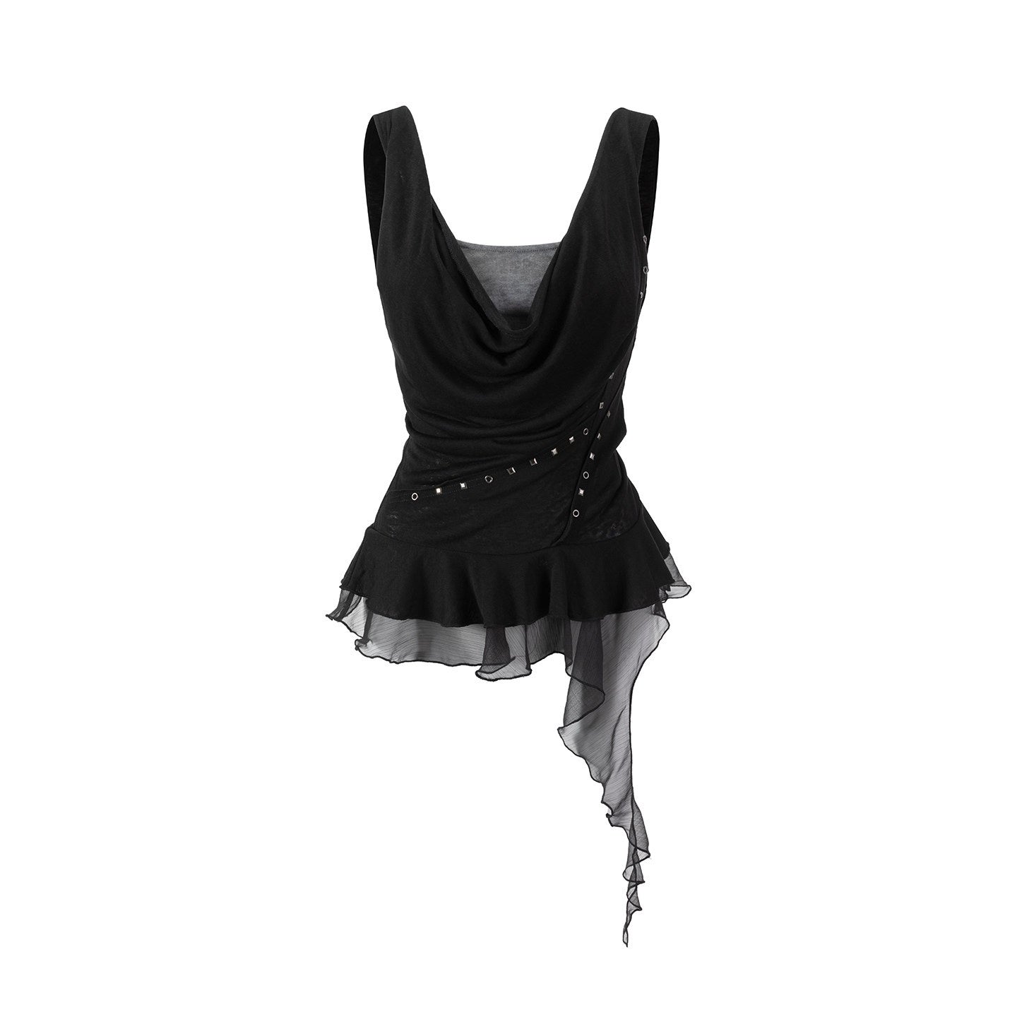 Cest_Nous_Ombre_Print_Ruffle_Hem_Faux_Two_Piece_Tie_Bandeau_Women&