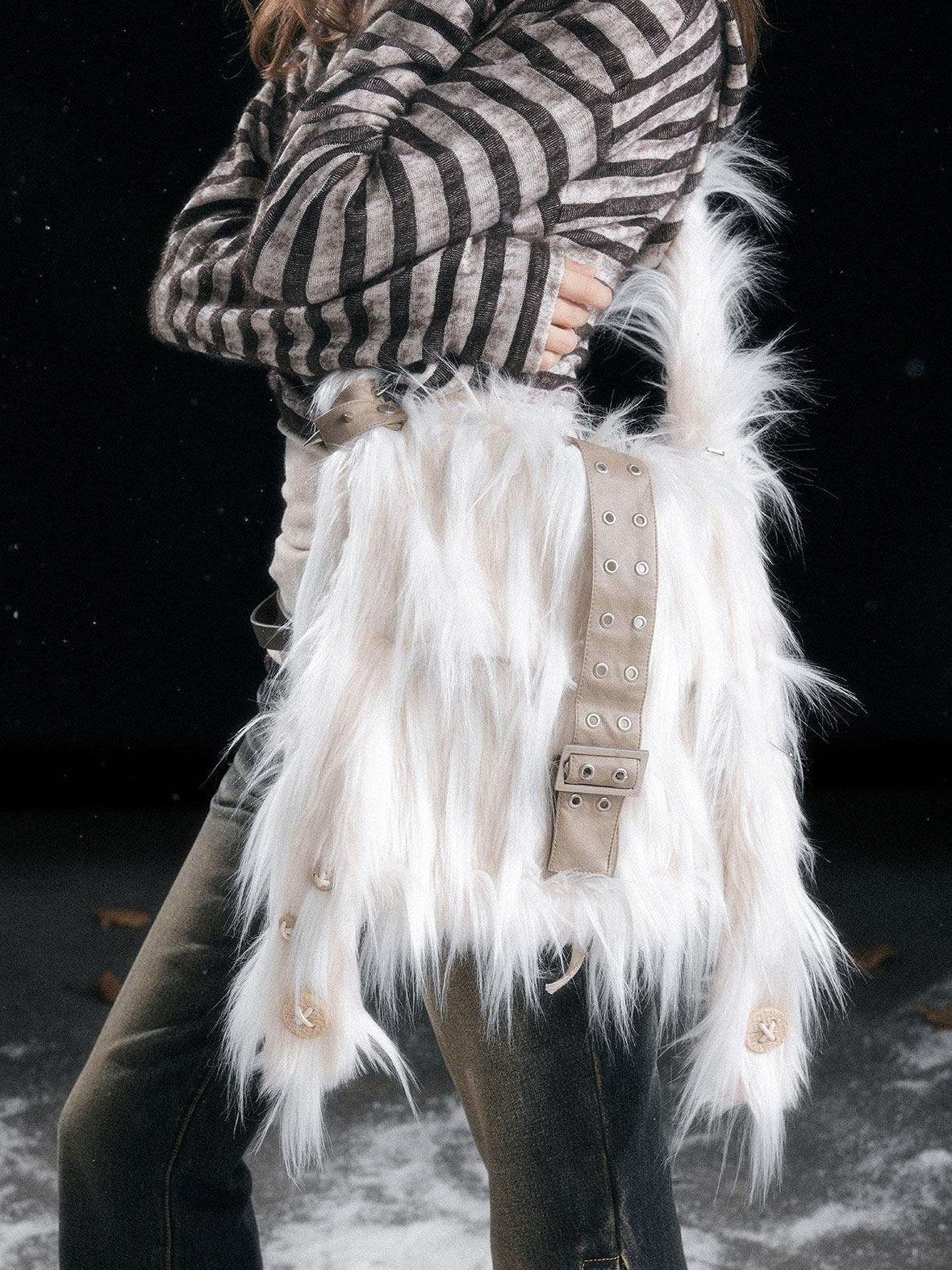 Cest Nous Original Design Minimalist Lock Closure Crossbody For Women Everyday Bag