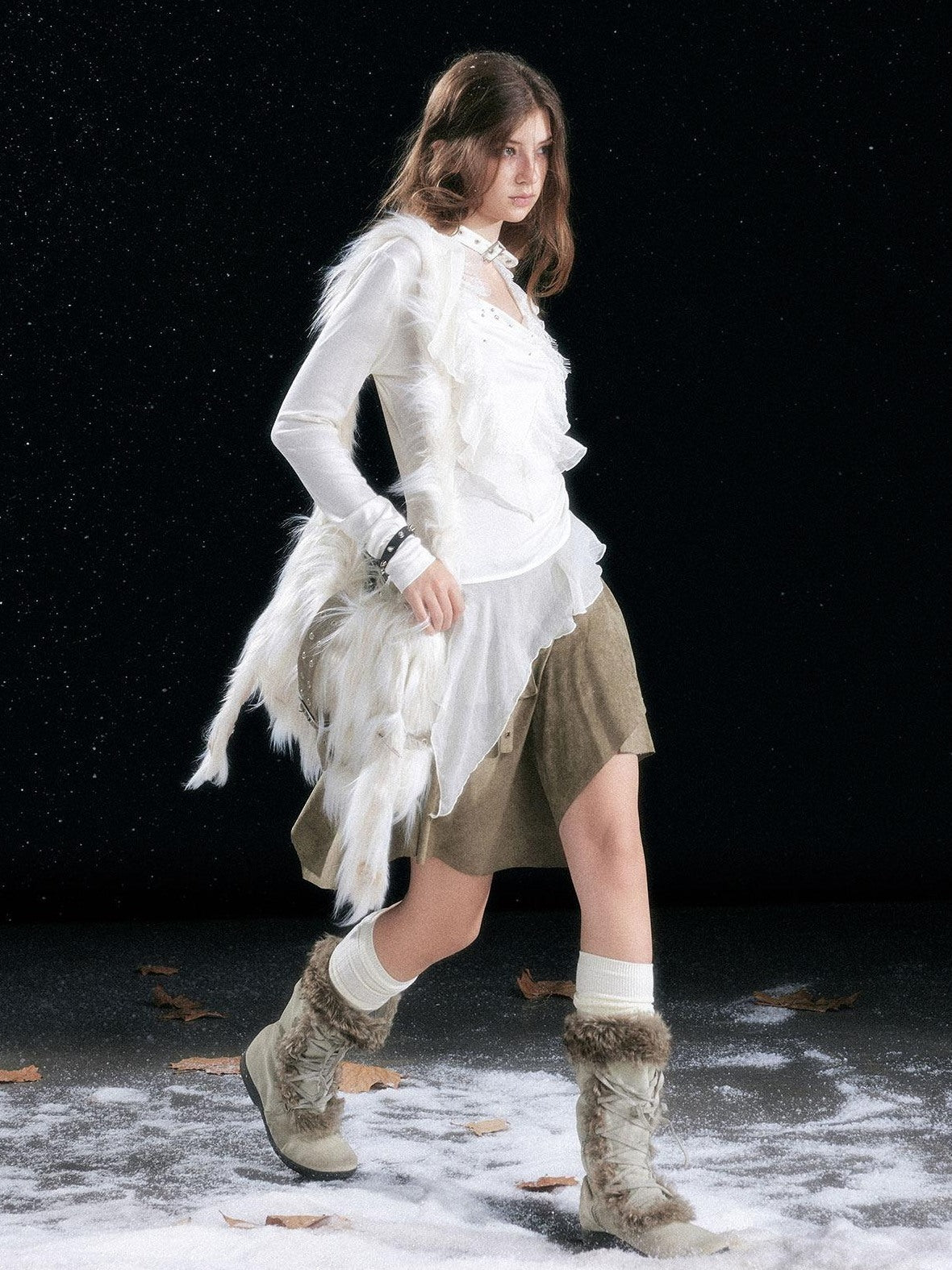 Cest Nous Original Design Minimalist Lock Closure Crossbody For Women Everyday Bag