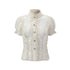 Cest_Nous_Polka_Dot_Embroidered_Ruched_Puff_Sleeve_Collar_Women&