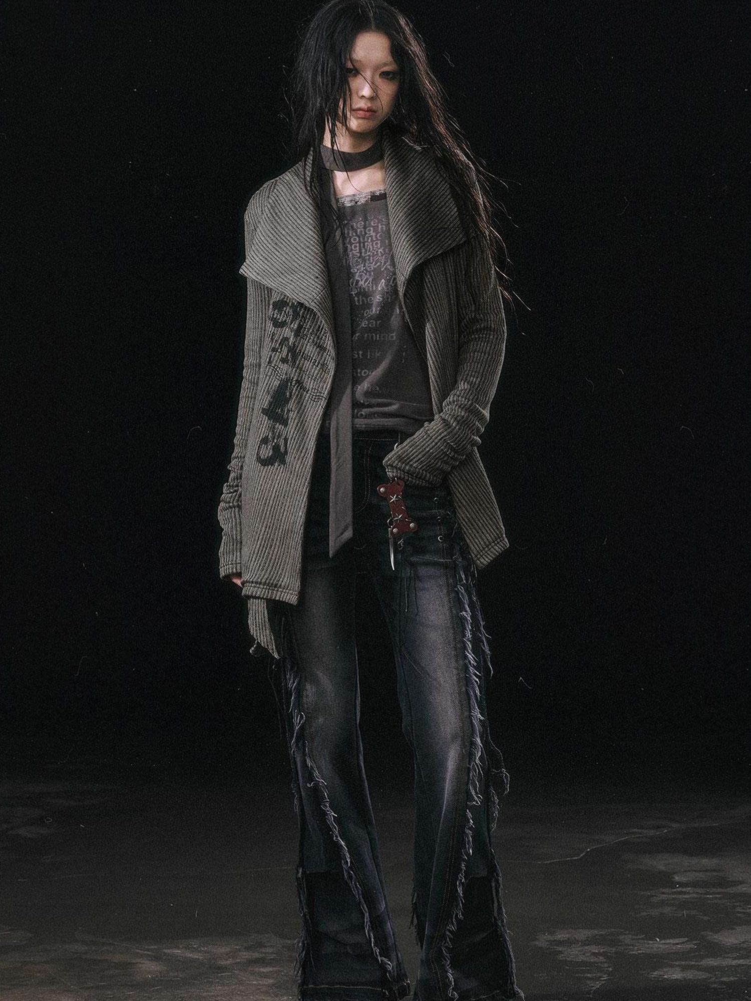 Update Cest Nous Punk Bone Leather Keychain Escape In Rain