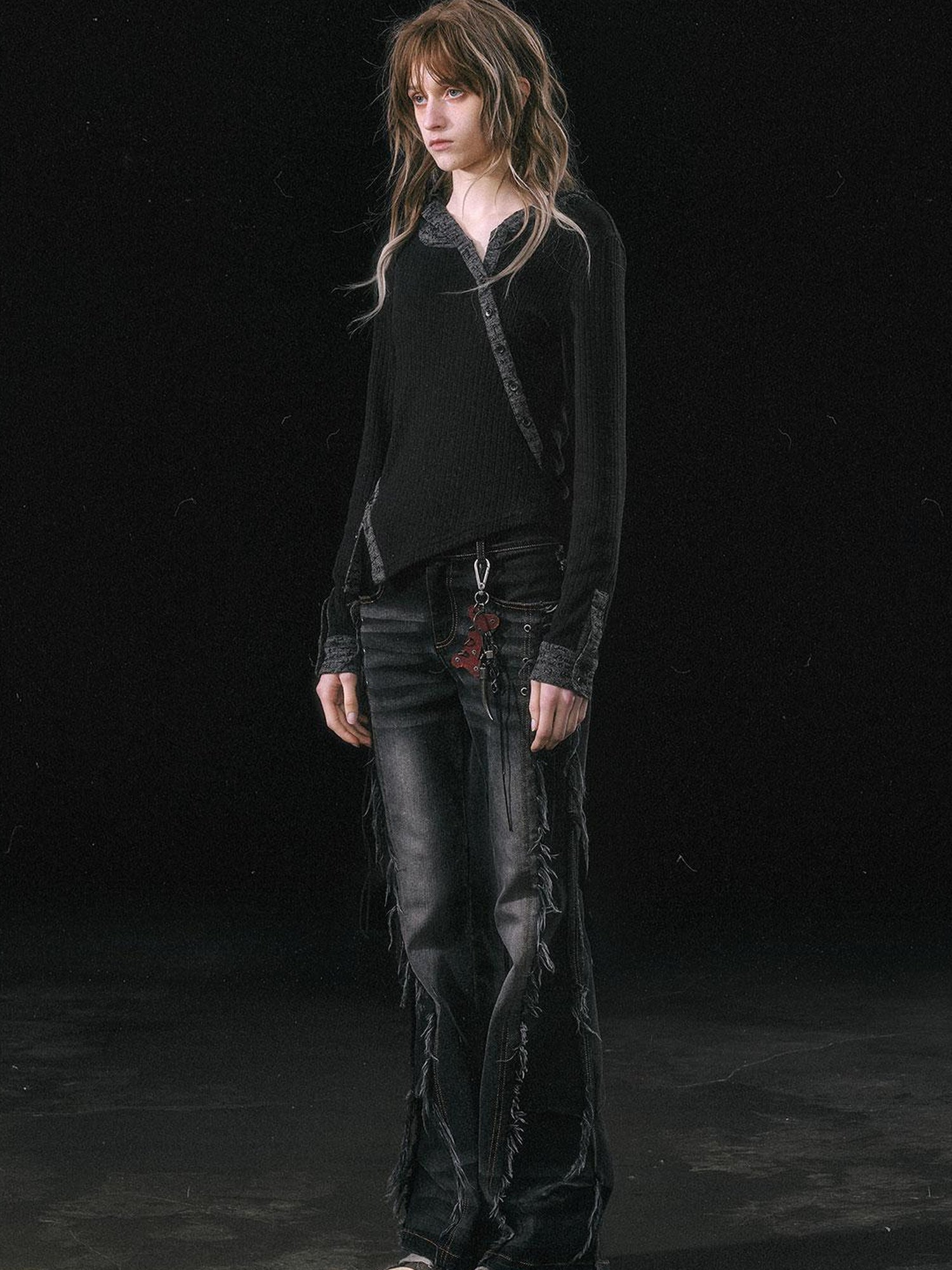Update Cest Nous Punk Bone Leather Keychain Escape In Rain