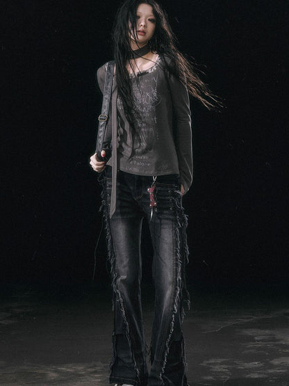 Update Cest Nous Punk Bone Leather Keychain Escape In Rain