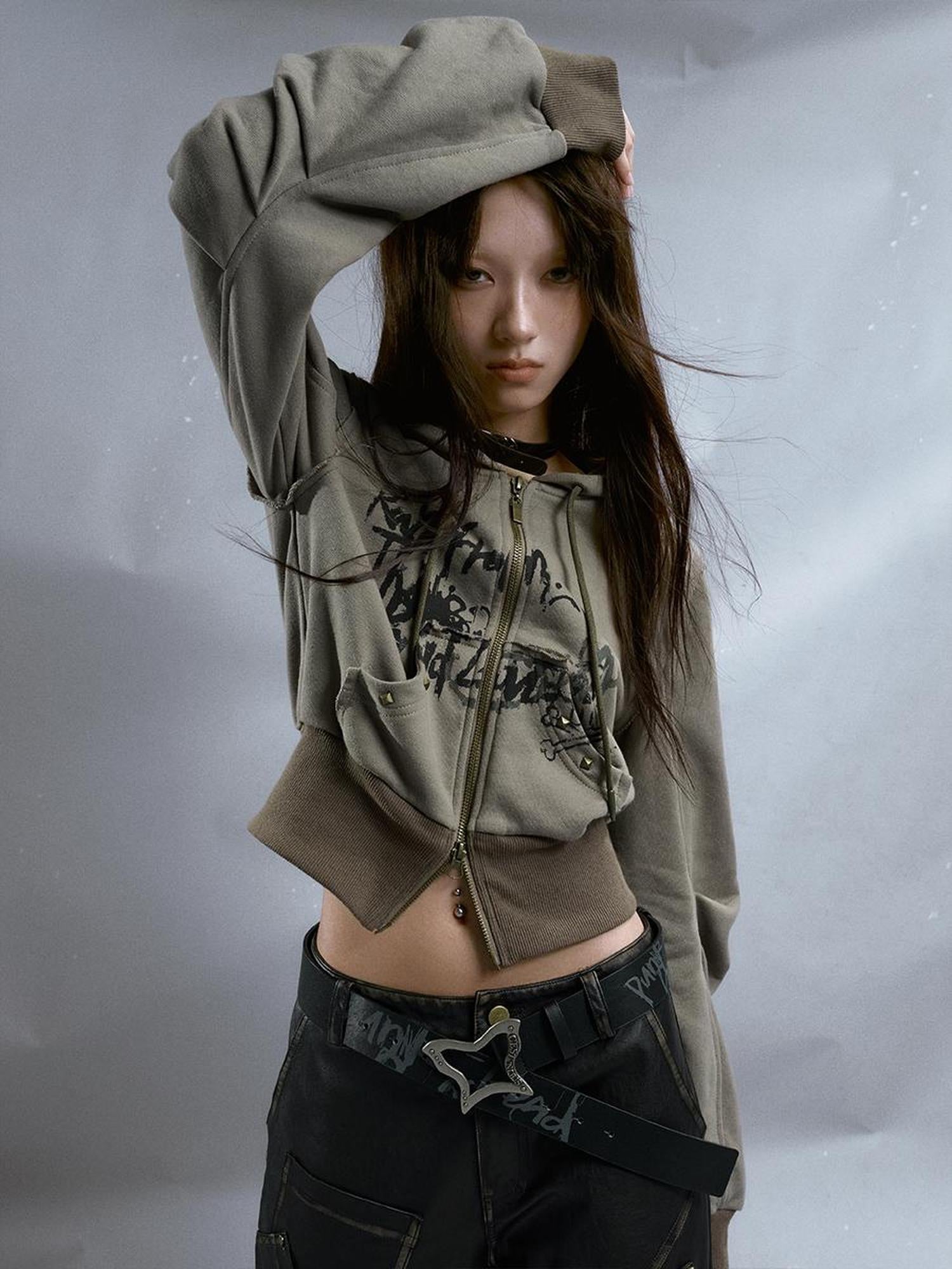Cest Nous Punk Is Dead Vintage Butterfly Buckle Belt