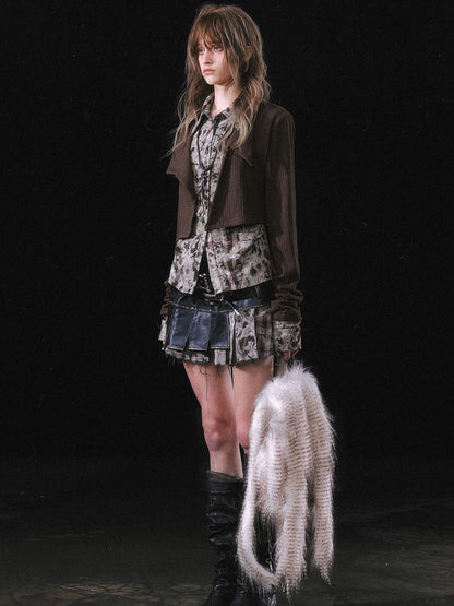 Update Cest Nous Punk Rabbit Ear Faux Fur Backpack