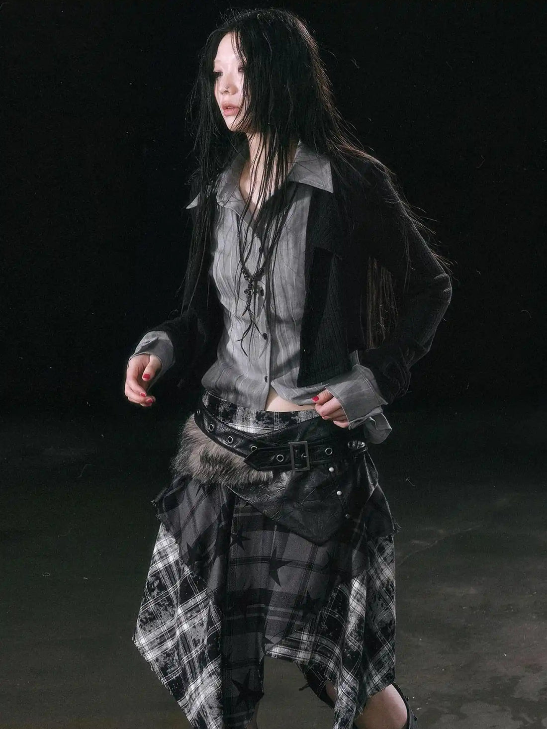 Cest Nous Rebel In Disguise Patchwork Shirt