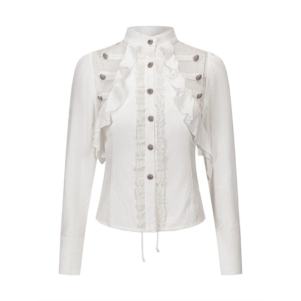 Cest_Nous_Romantic_Lace_Ruffle_Waist_Spliced_Open_Cardigan_Women&