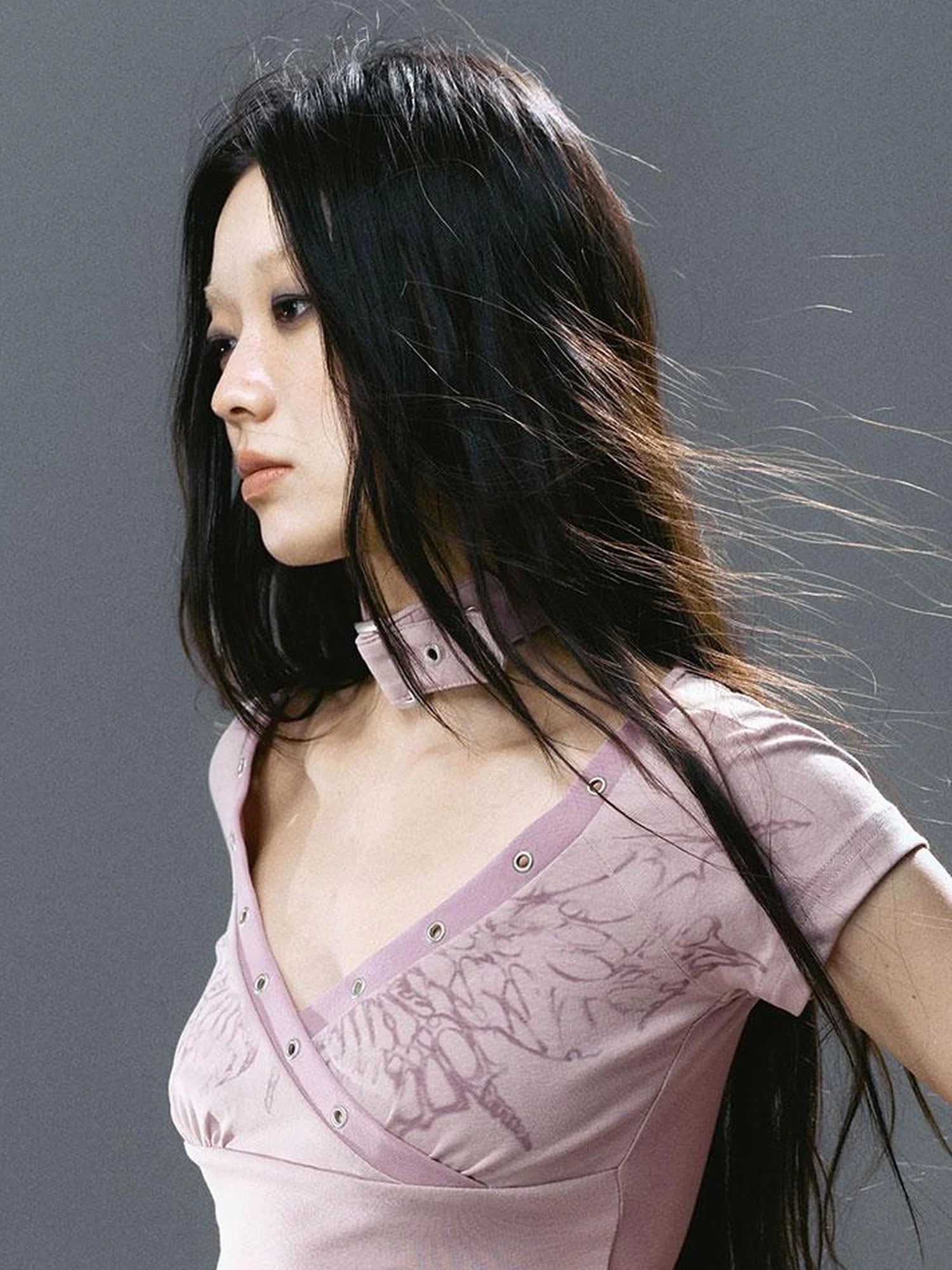 Sea Witch Butterfly Poetry Tee V-Neck T-Shirt Long-Sleeve