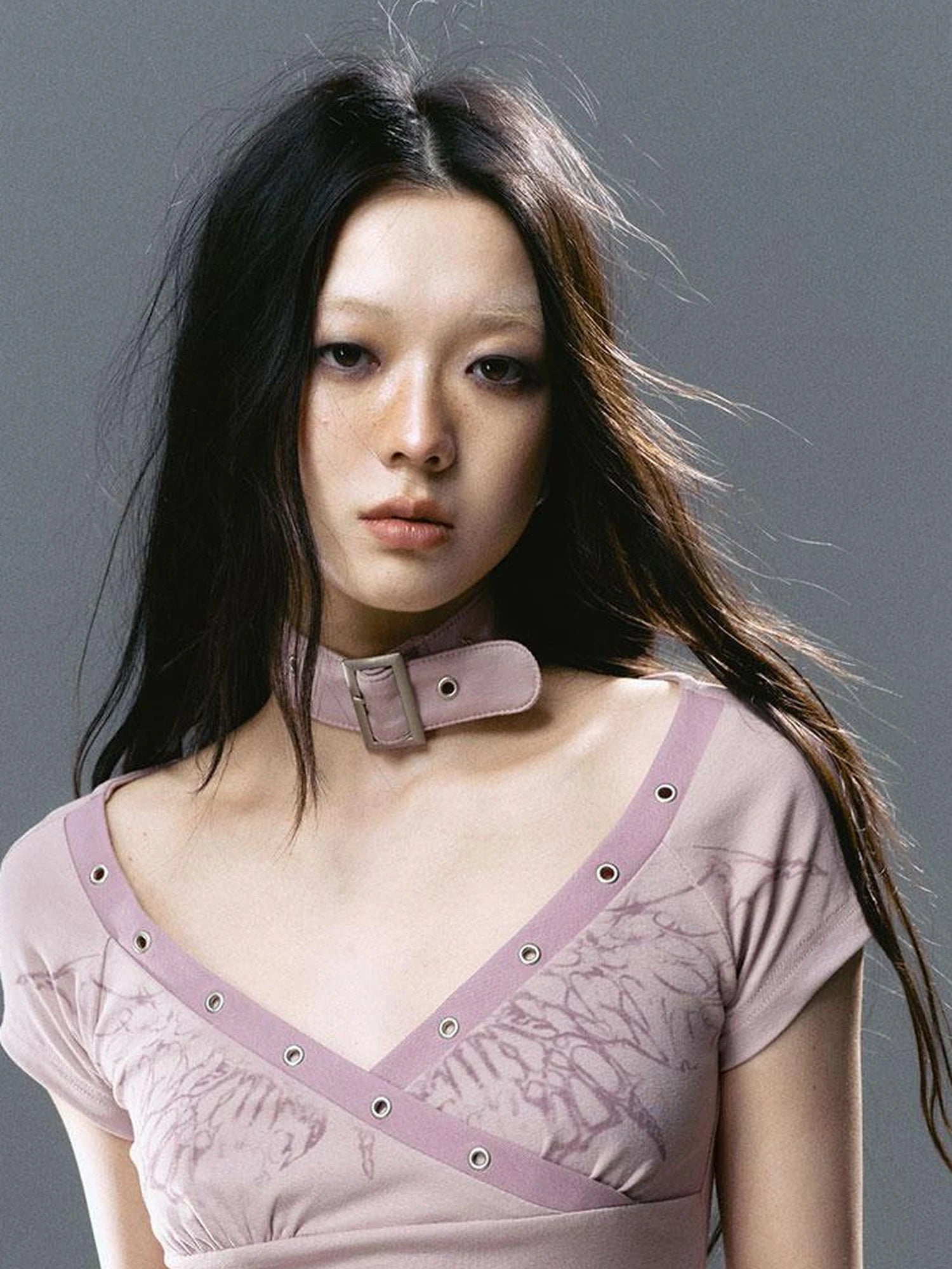 Sea Witch Butterfly Poetry Tee V-Neck T-Shirt Long-Sleeve