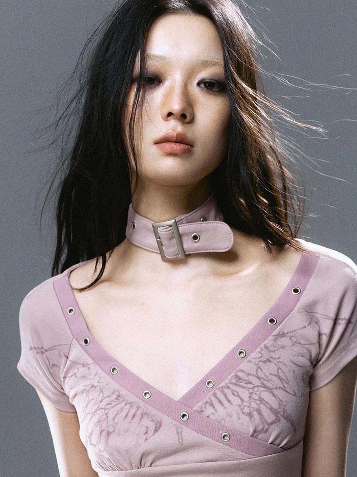 Sea Witch Butterfly Poetry Tee V-Neck T-Shirt Long-Sleeve