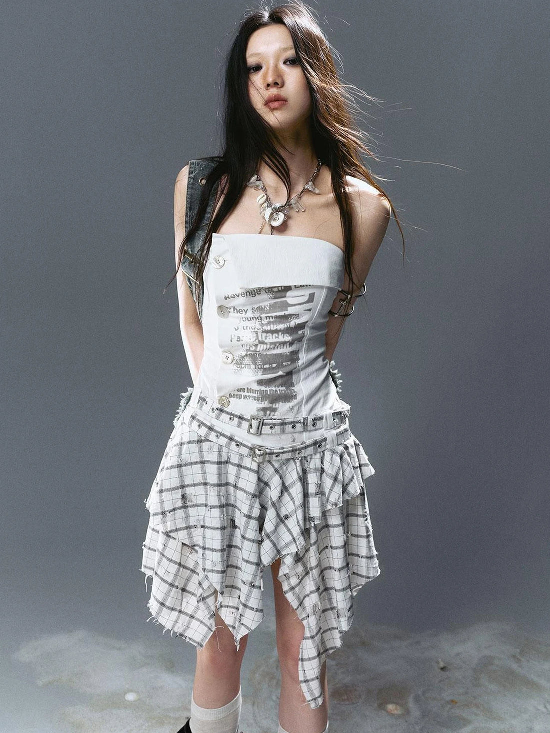 Sea Witch Crystal Shell Layered Necklace