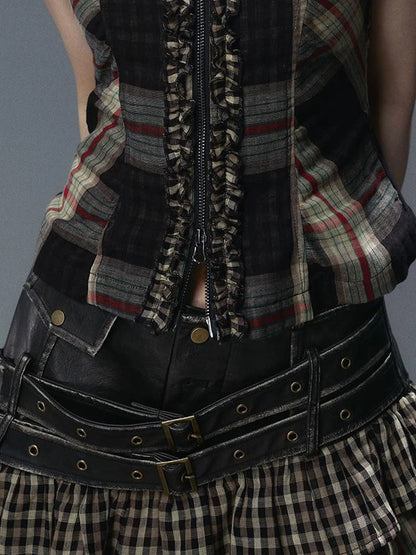 Sea Witch Poetry Vintage Gothic Ruffles V-neck T-shirt Long-Sleeve