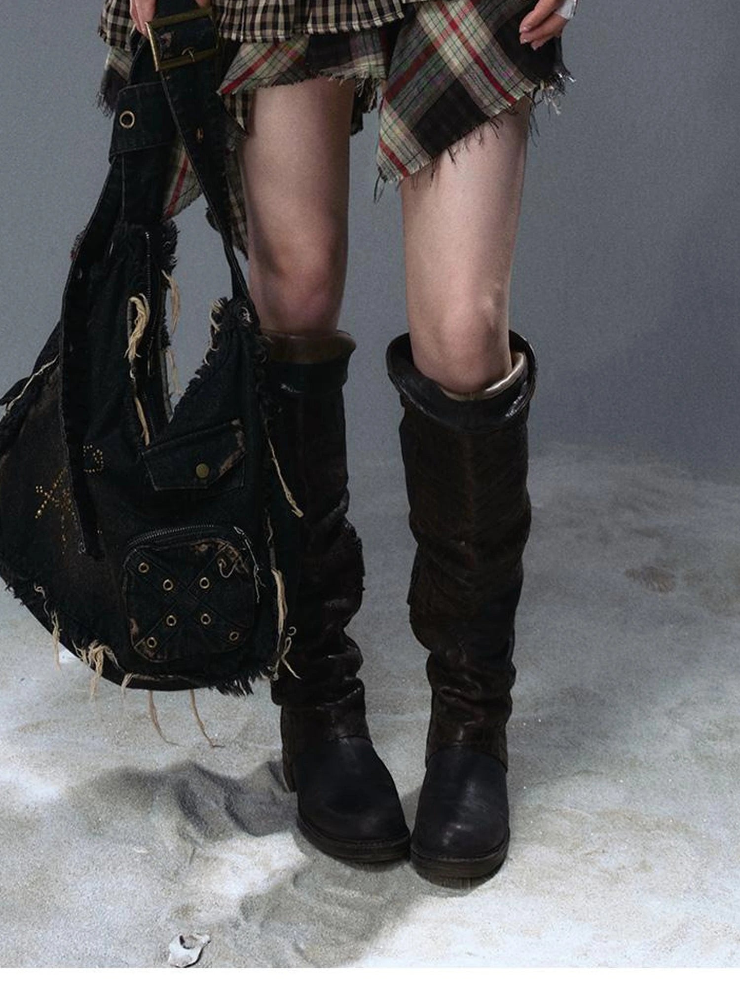 Sea Witch Poetry Vintage Gothic Ruffles V-neck T-shirt Long-Sleeve