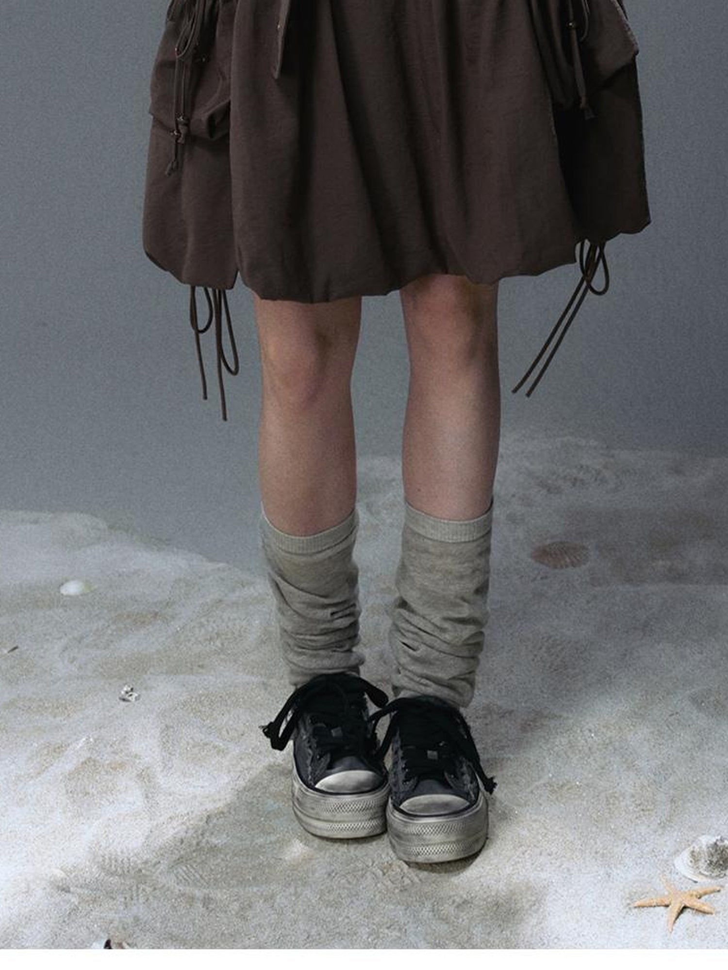 Update Cest Nous Sea Witch Punk Romantic Drawstring Boucle Skirt