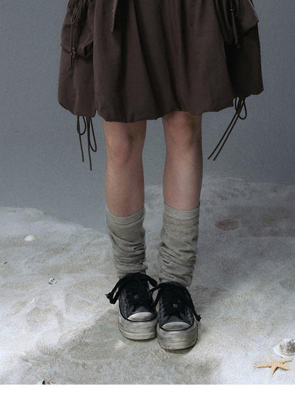 Update Cest Nous Sea Witch Punk Romantic Drawstring Boucle Skirt