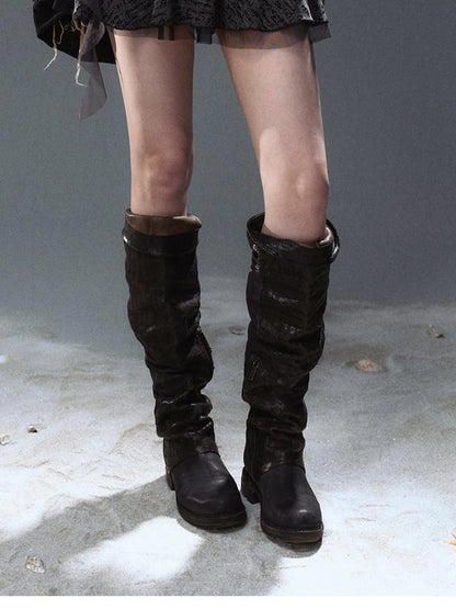 Seafoam Lace Up Ruffle Hem Slip Dress V Neck