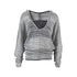 Cest_Nous_Striped_Hollow_Bandeau_Two_Piece_Hooded_Batwing_Women&