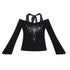 Cest_Nous_Studded_Punk_Print_Off_Shoulder_Halter_Women&
