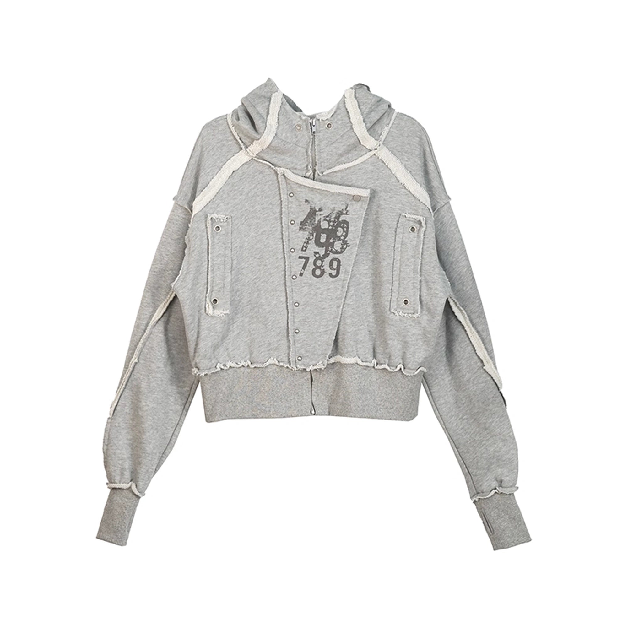 Chinese Clothing Cest Nous Update Deconstructed Digital Print Hoodie MISSTT