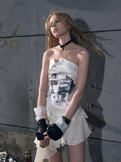 Chinese Clothing Cest Nous Update Deconstructed Punk Corset Top