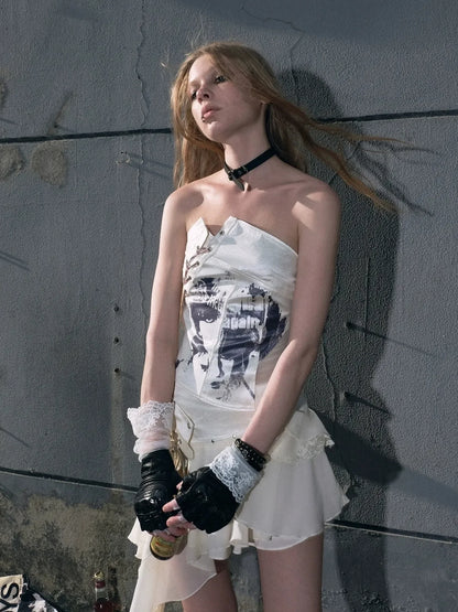 Chinese Clothing Cest Nous Update Deconstructed Punk Corset Top