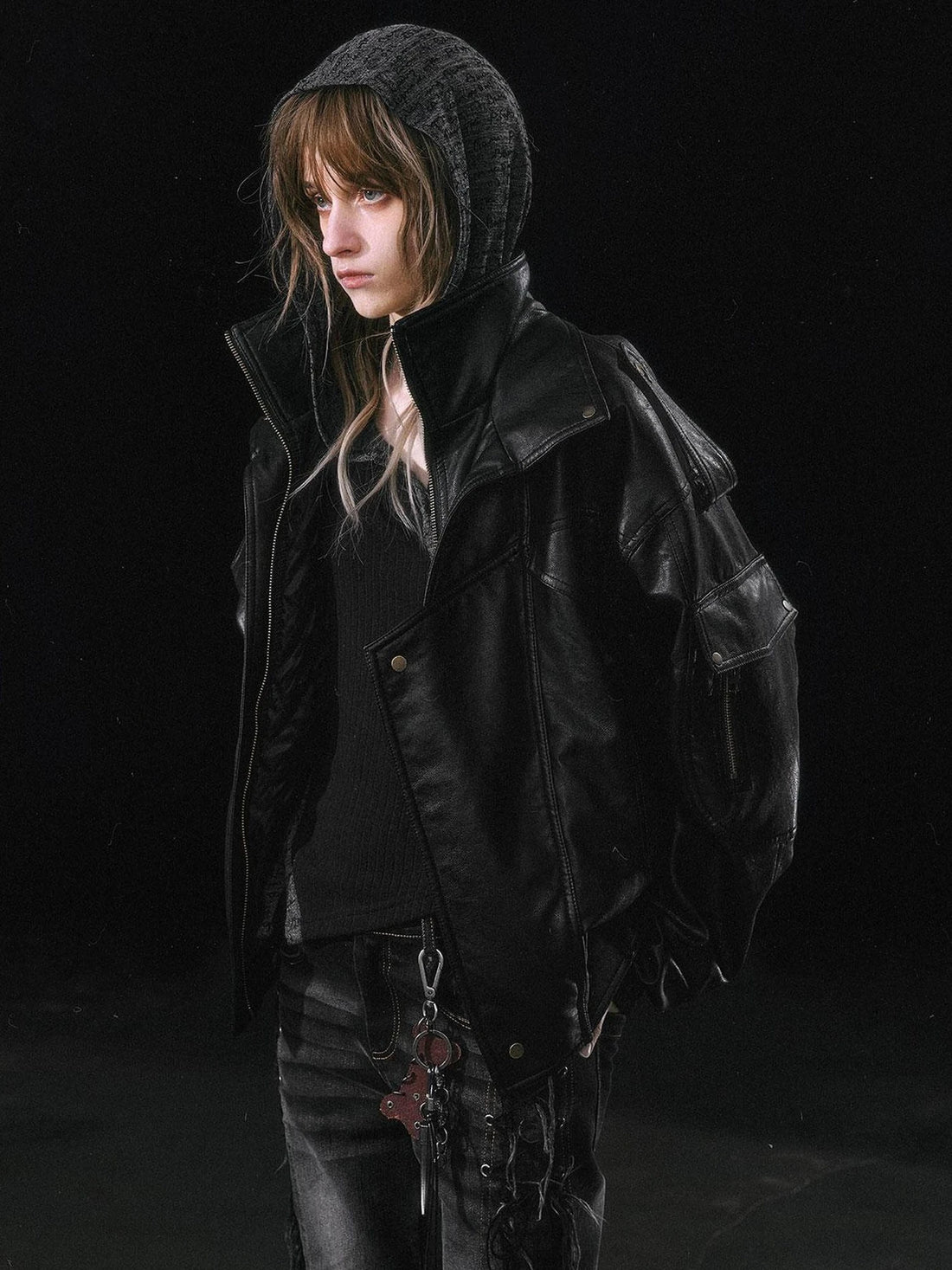 Chinese Clothing Cest Nous Update Escape In Drizzle Detachable Fur Collar Puffer Jacket