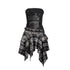Chinese Clothing Cest Nous Update Graffiti Plaid Asymmetric Slip Dress MISSTT