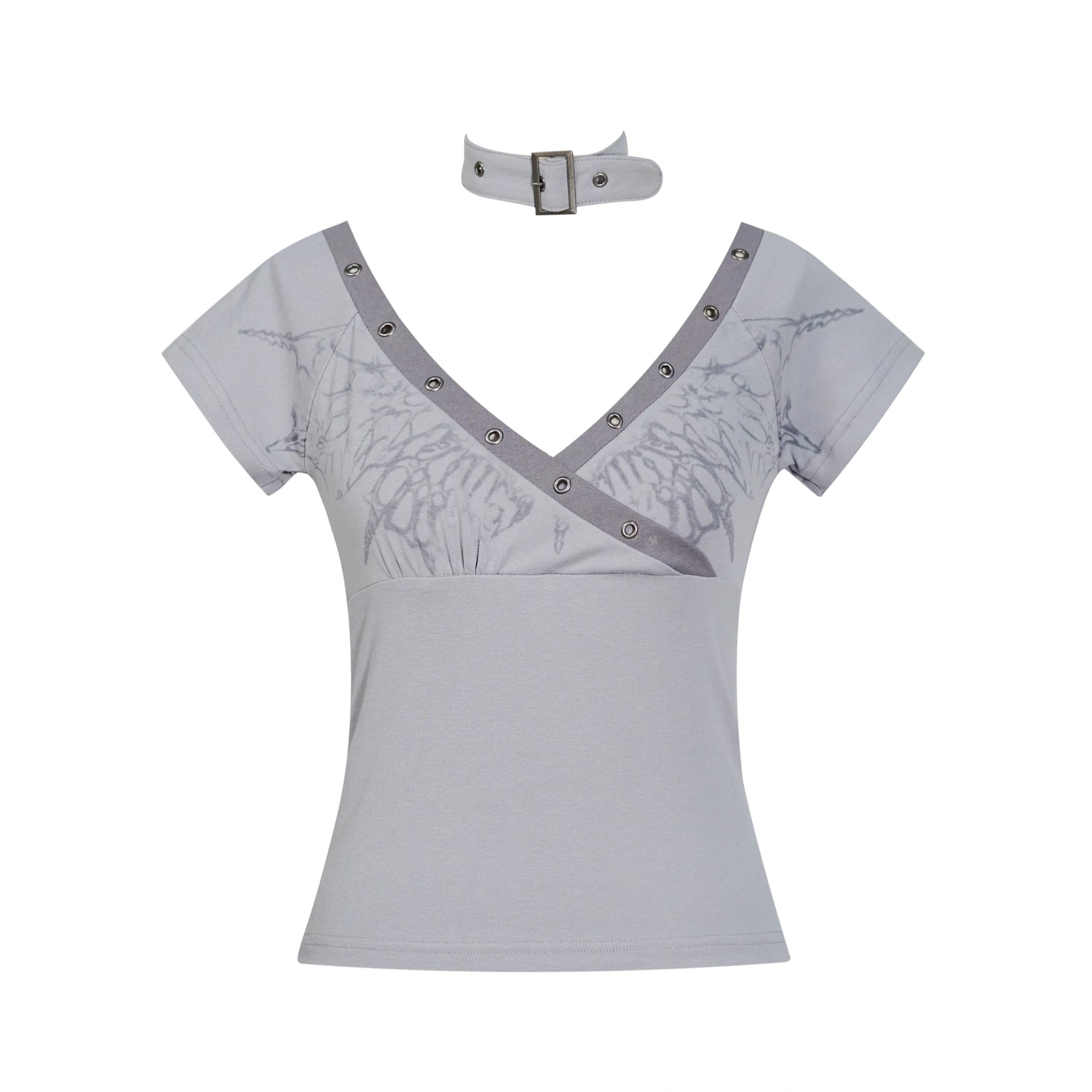 Chinese Clothing Cest Nous Update Sea Fallen Butterfly Slim Tee MISSTT