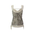 Cest_Nous_Vintage_Flocked_Mesh_Polka_Dot_Faux_Layered_Drape_Neck_Women&