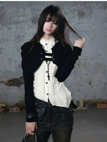 Cest Nous Vintage Palace Layered Ruffle Design Women&