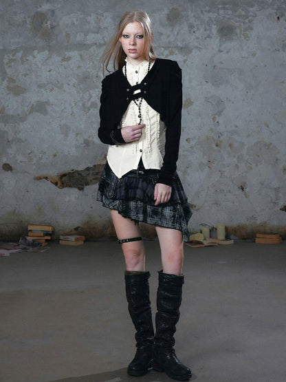 Cest Nous Vintage Palace Layered Ruffle Design Women&