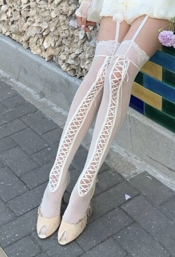 Chipchipshop_Beige_Ultra_Dense_Textured_Reinforced_Suspender_Women&