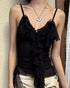 Chipchipshop_Black_Airy_Sheer_Lotus_Ruffle_Hem_Flowing_Women&