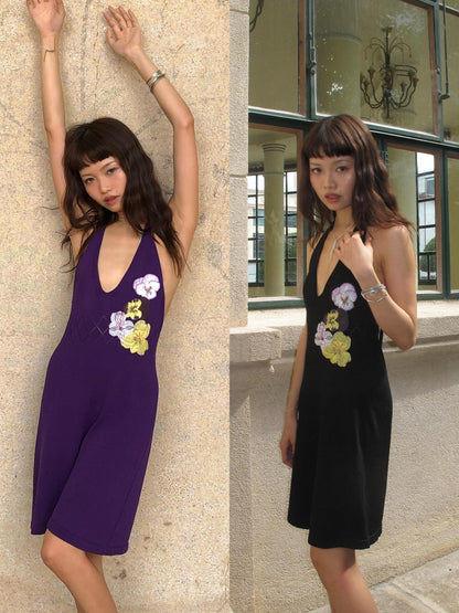 Chipchipshop Iris Embroidered Adjustable Straps Women&