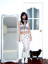 Chipchipshop Light Gray Star Halter H Silhouette Women&