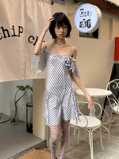 Chipchipshop Nautical Original Striped Print Durable Women&