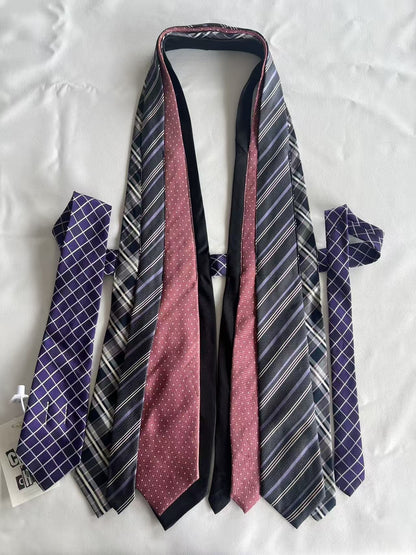Chipchipshop_Original_Vintage_Tie_Detail_V-neck_Unique_Print_One_Of_A_Kind_Women&