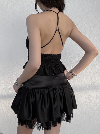 Chipchipshop Slimming Black Versatile Solid Adjustable Straps Women&