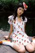 Chipchipshop_Strawberry_Polka_Dot_Bubble_Sleeve_Women&