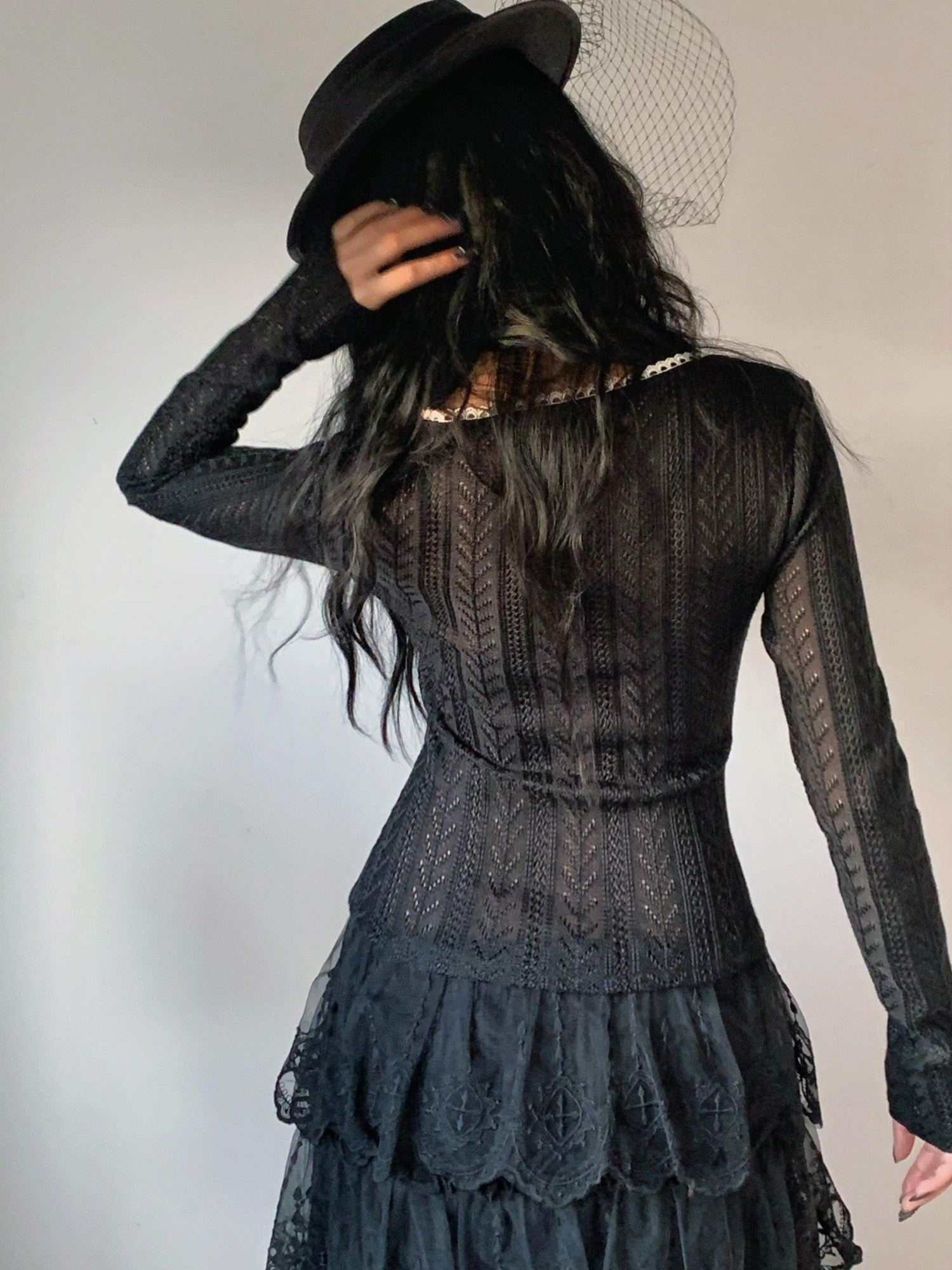 Chipchipshop Vintage Court Collar Chunky Knit Women&