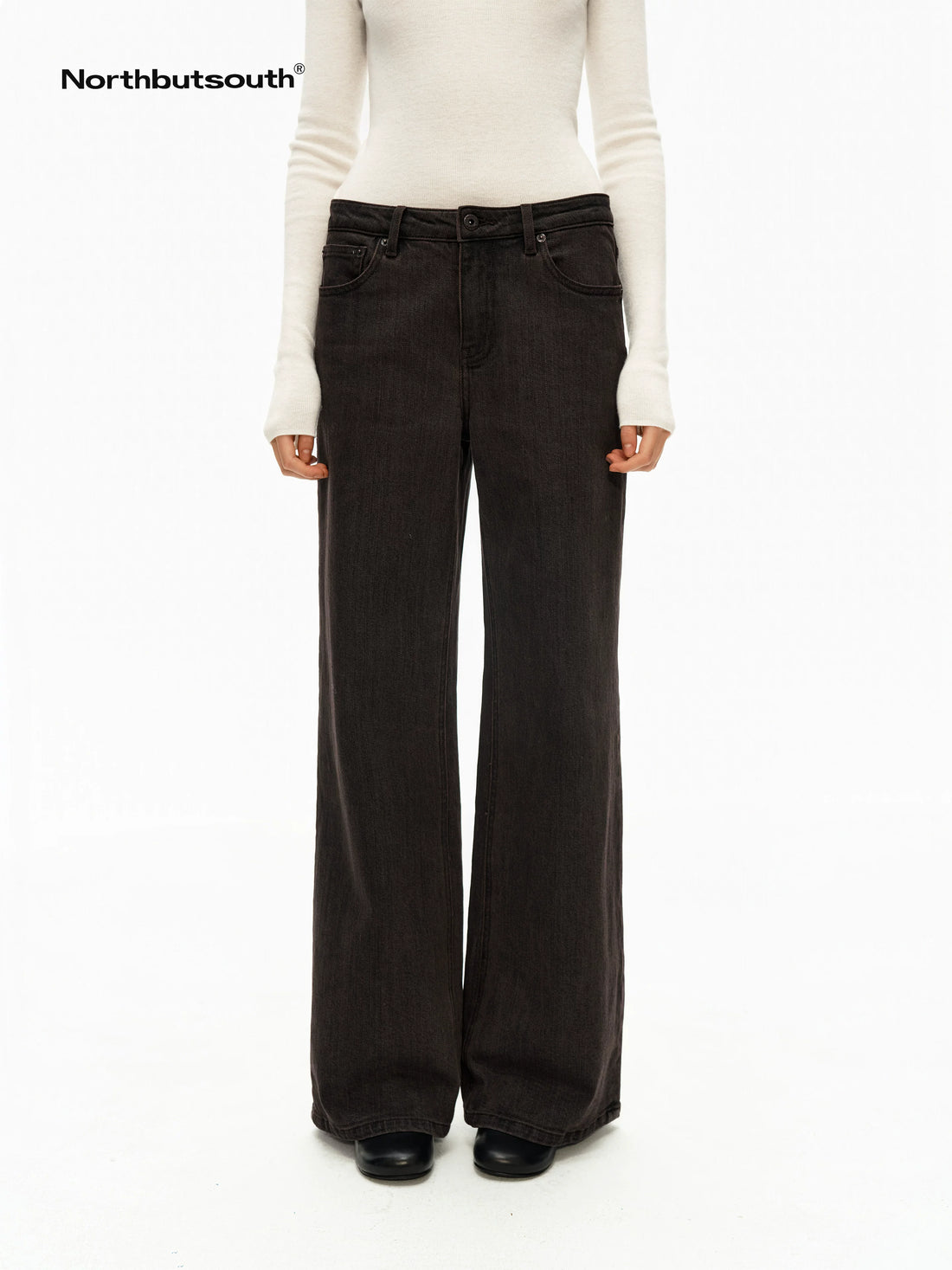 Chocolate Vintage Distressed Enzyme Wash Women&